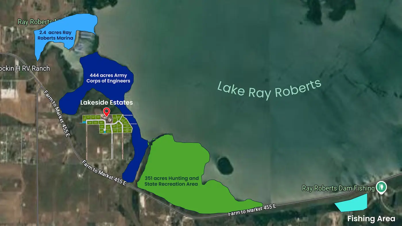Lakeside Estates hilltop homesites