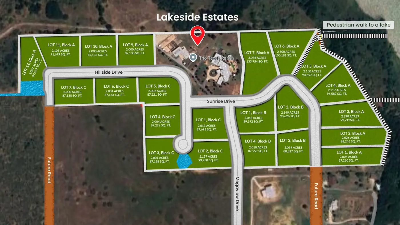 Valley views from Lakeside Estates